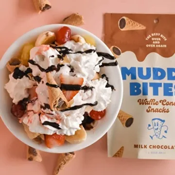 Muddy Bites Chocolate Filled Waffle Cone Snacks