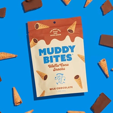 Muddy Bites Chocolate Filled Waffle Cone Snacks