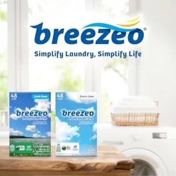 Breezeo Laundry Detergent Strips - Eco-Friendly & Convenient