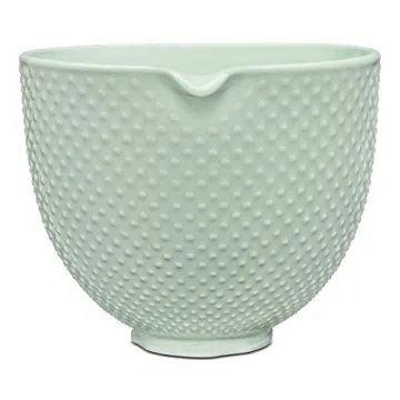 KitchenAid 5 Quart Ceramic Mixing Bowl in Dew Drop