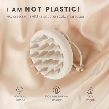 AIMIKE Silicone Scalp Massager for Healthy Hair Growth