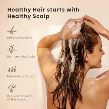 AIMIKE Silicone Scalp Massager for Healthy Hair Growth