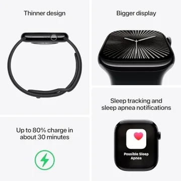 Apple Watch Series 10 GPS 46mm - Jet Black Aluminium