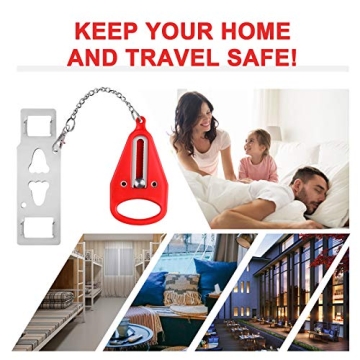 KUOGO Portable Door Lock for Travel Safety and Privacy