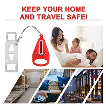 KUOGO Portable Door Lock for Travel Safety and Privacy