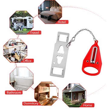 KUOGO Portable Door Lock for Travel Safety and Privacy