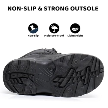 Apakowa Kid's Boys Girls Winter Snow Boots (Toddler/Little Kid)