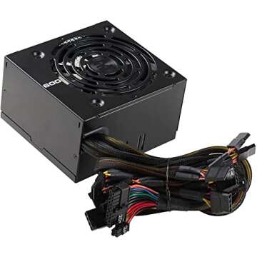 EVGA 600W 80 Plus Certified 100-W1-0600-K1 Power Supply, 600W