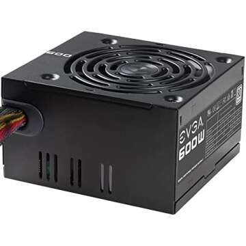EVGA 600W 80 Plus Certified 100-W1-0600-K1 Power Supply, 600W