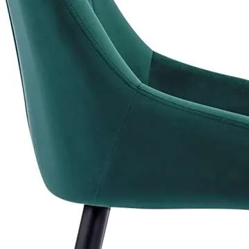 DUHOME Velvet Dining Chairs Set of 2 Stylish Comfort