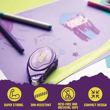 ATack Double Sided Tape Adhesive Roller for Crafts