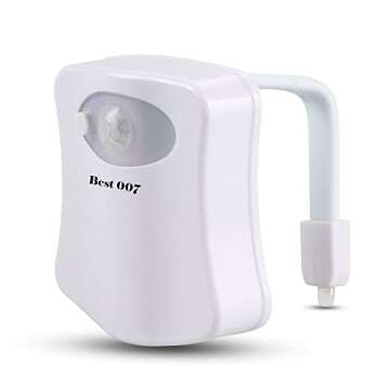 Best Light Motion Activated Toilet Night Light Plastic Toilet Nightlight