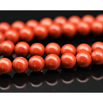 Natural Red Jasper Beaded Choker, Genuine Red Crystal Necklace, Fancy Gemstone Choker, 8mm Beads, Un...