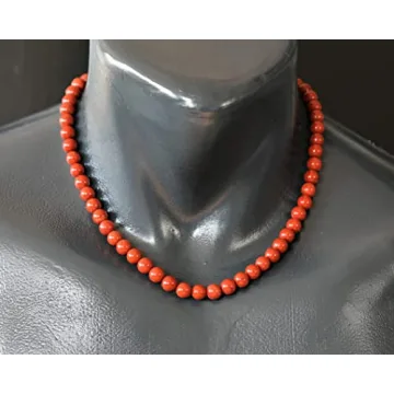 Natural Red Jasper Beaded Choker, Unique Healing Crystal Necklace