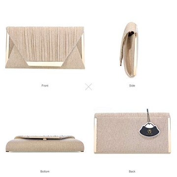 AO ALI VICTORY Glitter Clutch for Weddings & Parties