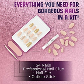 Stunning Ardell Premium Ombre Nude Press On Nail Set