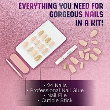 Stunning Ardell Premium Ombre Nude Press On Nail Set