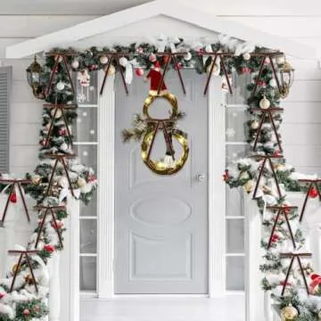 Elegant DIYDEC Velvet Christmas Bows 24PCS for Holiday Decor