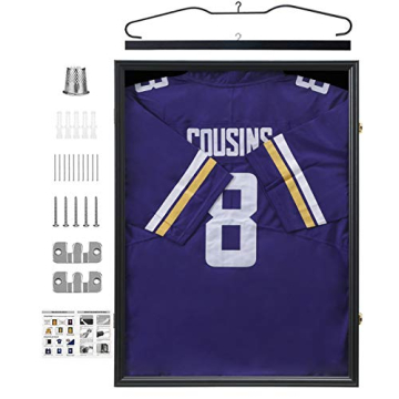 Stylish Jinchuan Jersey Frame with UV Protection for All Sports Memorabilia