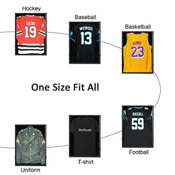 Stylish Jersey Frame with UV Protection for Memorabilia