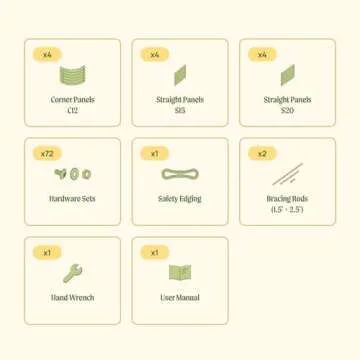 Vego garden Raised Garden Bed Kit, 17" Tall 10 in 1 Modular Raised Garden Beds Kit, Metal Planter Box for Vegetables, Flowers, Herbs, Modern Gray