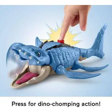 Fisher-Price Imaginext Jurassic World Dinosaur Toys, Dino Chopper with 3 Dinosaurs and Owen Grady Figure for Preschool Kids Ages 3+ Years