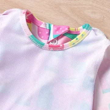 Aalizzwell Baby Girls Swimsuit Cute Ice Cream Design