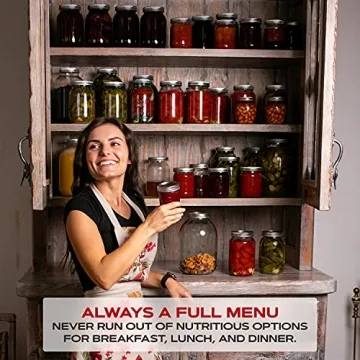 FORJARS Wide Mouth Canning Lids - Airtight Seals for Food