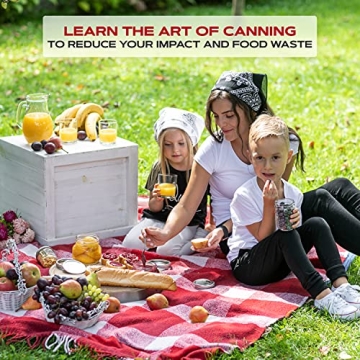 FORJARS Wide Mouth Canning Lids - Airtight Seals for Food