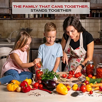 FORJARS Wide Mouth Canning Lids - Airtight Seals for Food