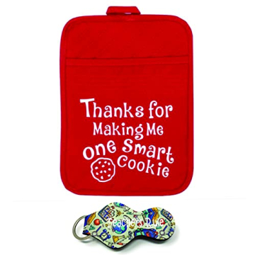 Smart Cookie Teacher Potholder Gift Set – Perfect Thank You Present