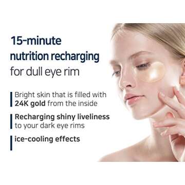 Petitfee Gold Hydrogel Eye Patch, 60 Patches