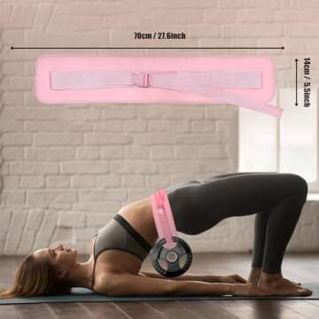 Hip Thrust Belt - Ann Bully Comfortable Design for Weights