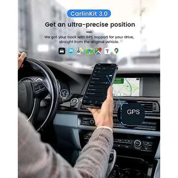 Carlinkit 2025 3.0 Wireless CarPlay Dongle Adapter U2W (Type C Design) for Factory Wired CarPlay Cars, Wireless CarPlay Adapter for iOS Version, Fit for Car from 2025