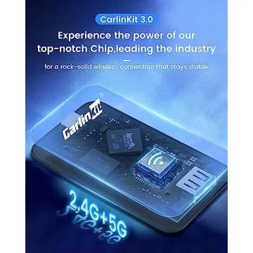 Carlinkit 2025 3.0 Wireless CarPlay Dongle Adapter U2W (Type C Design) for Factory Wired CarPlay Cars, Wireless CarPlay Adapter for iOS Version, Fit for Car from 2025