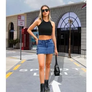 Stylish Women's Cargo Skirt Y2K with Pockets for Comfort