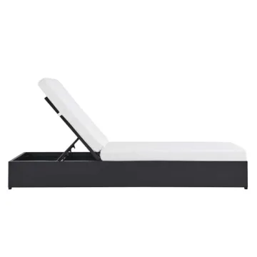 Modway Tahoe Outdoor Chaise Lounge with Weather-Resistant Cushions