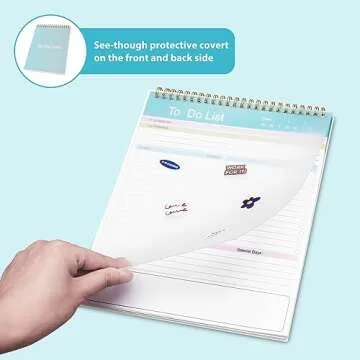 To Do List Notepad Spiral Bound Daily Planner