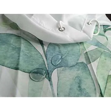 Stylish Watercolor Floral Shower Curtain for Home Decor