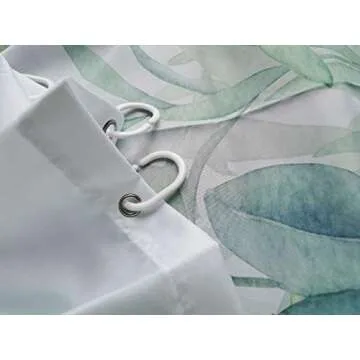 Stylish Watercolor Floral Shower Curtain for Home Decor