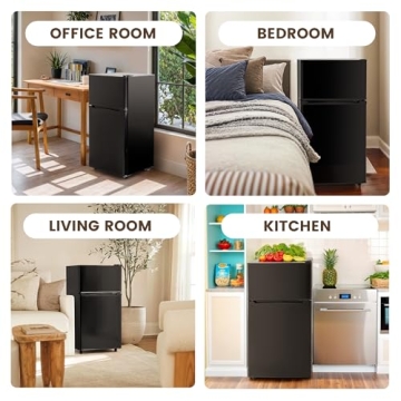 Compact 3.47 Cu.ft Mini Fridge with Freezer