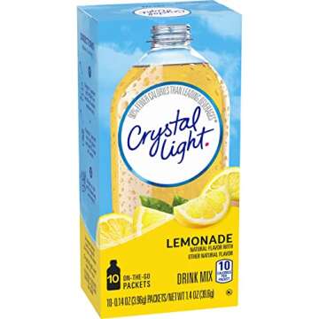 Crystal Light Lemonade, 10 On-the-Go Packets (Pack of 4)
