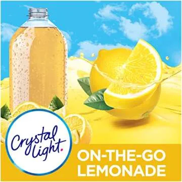 Crystal Light Lemonade, 10 On-the-Go Packets (Pack of 4)