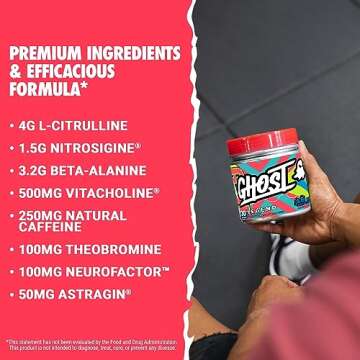 GHOST Legend V3 Pre-Workout Powder - Energy & Focus Enhancer