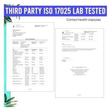14-in-1 Cortisol Health Supplement with Ashwagandha, Magnesium Glycinate, Rhodiola, L-Theanine, Holy Basil & More. Cortisol Supplements for Women Support Stress Management & Stamina. 90 Capsules.