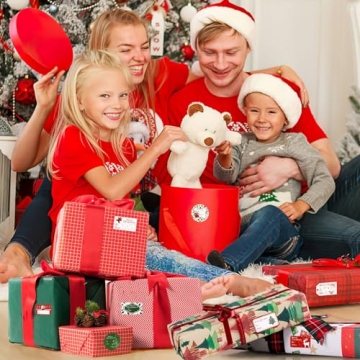 144 Xmas Self Adhesive Tags for Easy Gift Wrapping