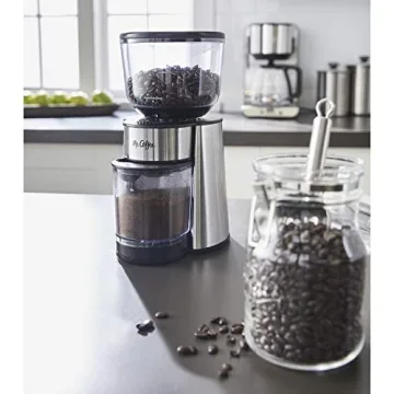 Mr. Coffee Automatic Burr Mill Grinder with 18 Custom Settings