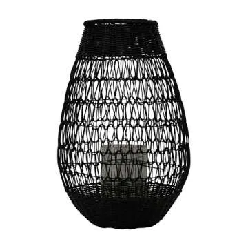 Bloomingville Rattan Lantern for Indoor and Outdoor Use