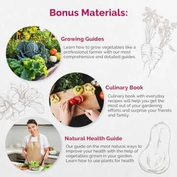 Organo Republic 55 Vegetable Seeds Variety Pack - Non-GMO Heirloom Garden Seeds