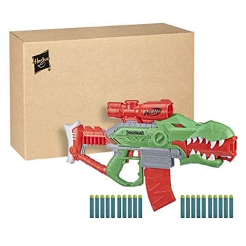 NERF DinoSquad Rex-Rampage Motorized Dart Blaster T-Rex